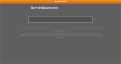 Desktop Screenshot of livre-technique.com